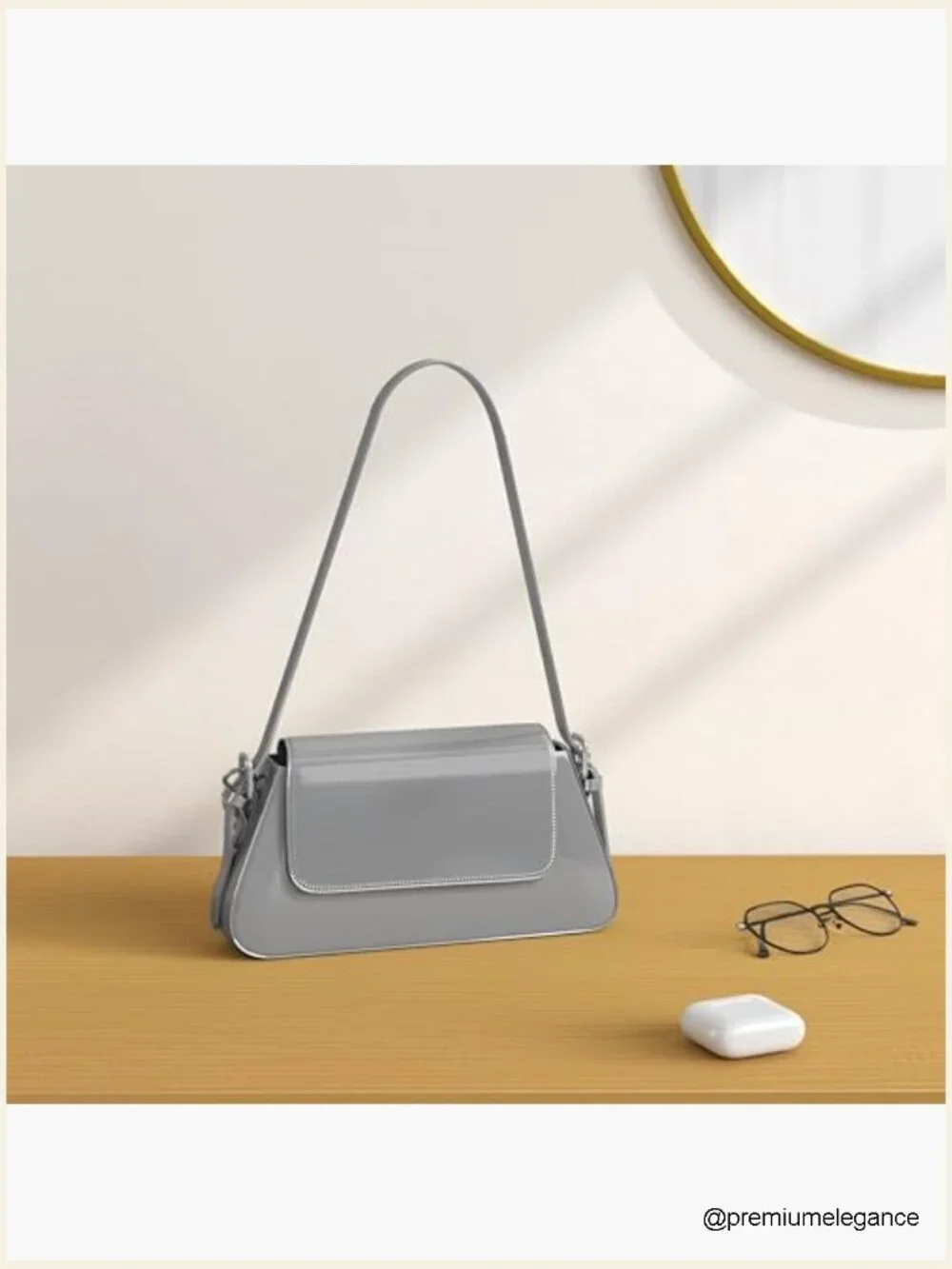 Y2k Silver Metallic Hobo Purse Sparkly Evening Shoulder Bag Party Wedding